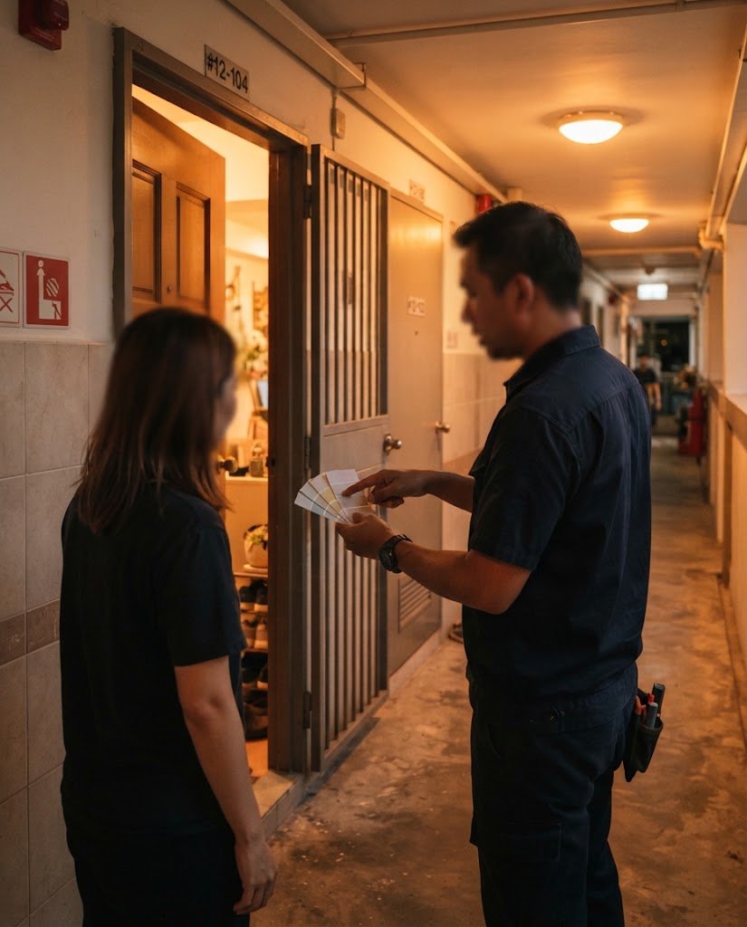Sunnex consultant at a Singapore home